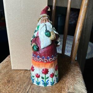 Like New Jim Shore Santa with box.